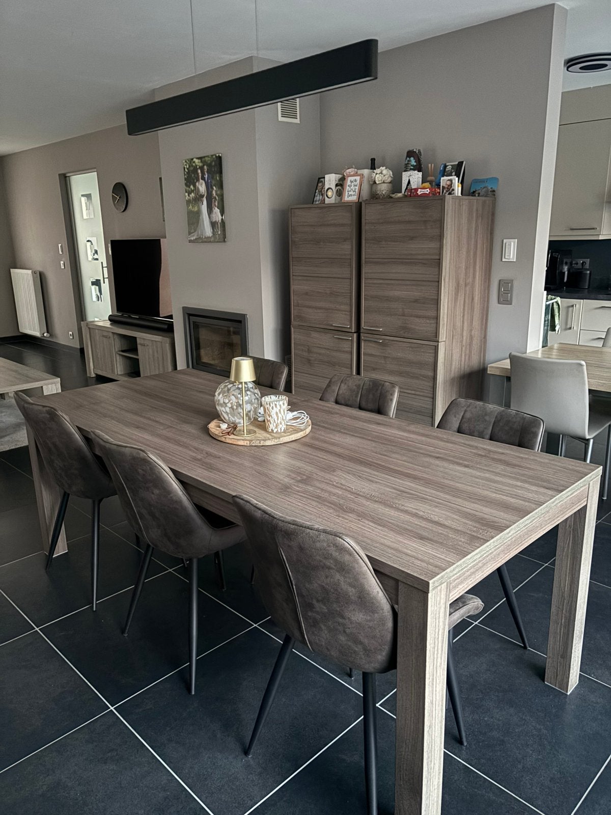 Volledige Eetkamer  in goede staat (Gratis), Enlèvement, Utilisé