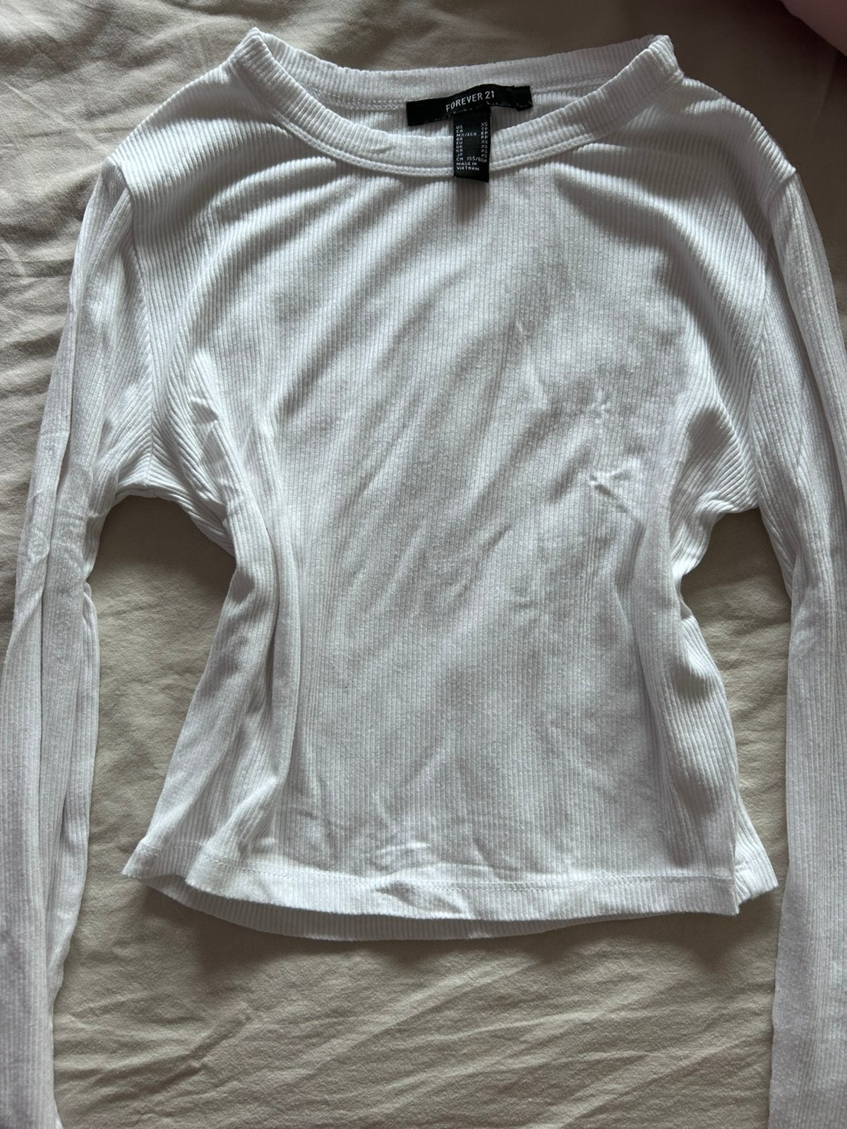 tshirt forever 21, Ophalen of Verzenden, Zo goed als nieuw, Maat 34 (XS) of kleiner, Wit
