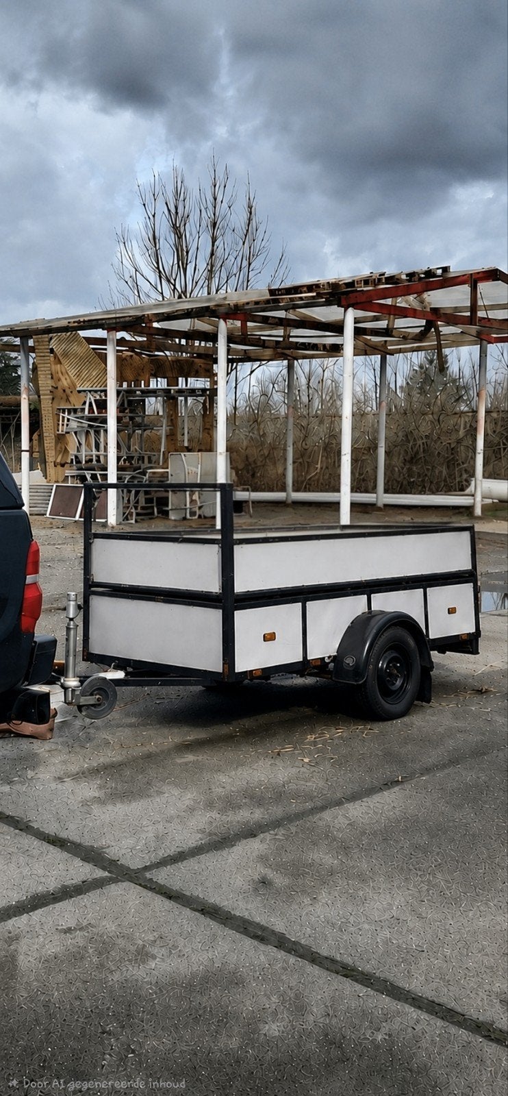 750kg aanhangwagen, Ophalen