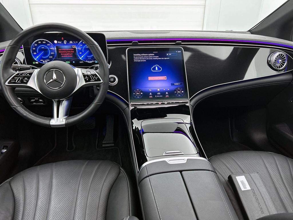 Mercedes-Benz EQE-Klasse 350 Berline Luxury Line Panoramisch, Auto's, Automaat, Zwart, 96 kWh, EQE