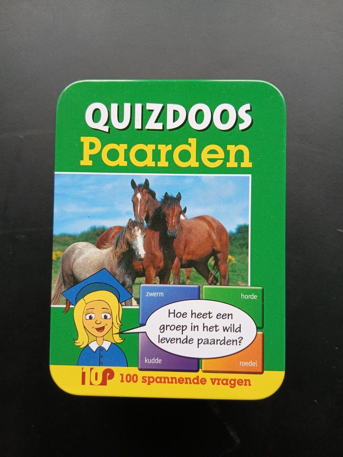 Speeldoos "Quizdoos paarden", Ophalen of Verzenden, Nieuw, Speelkaart(en)