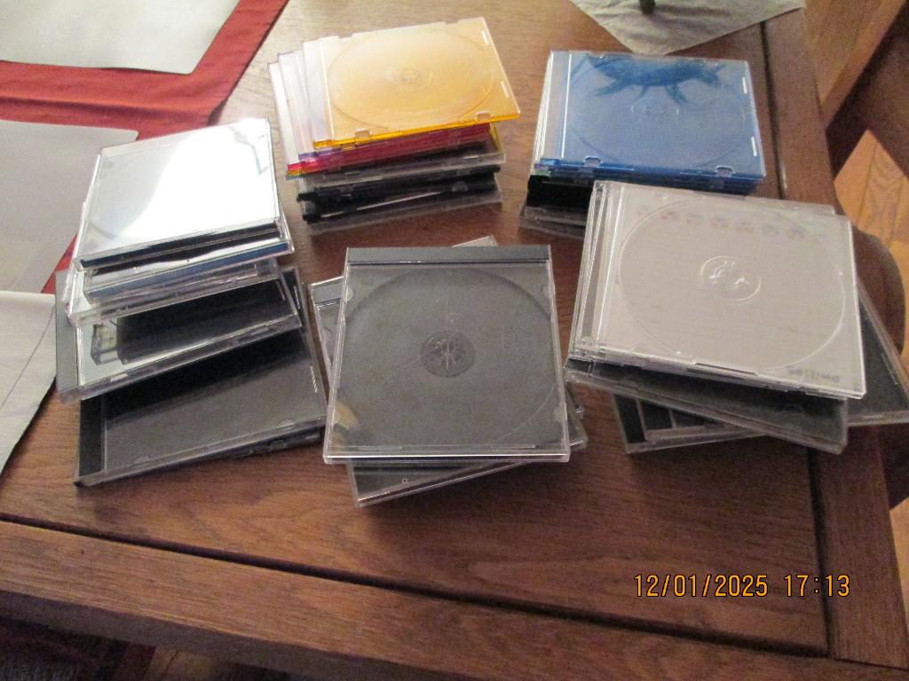 Boitiers vides pour CD/DVD., Ophalen, Zo goed als nieuw, Cd's