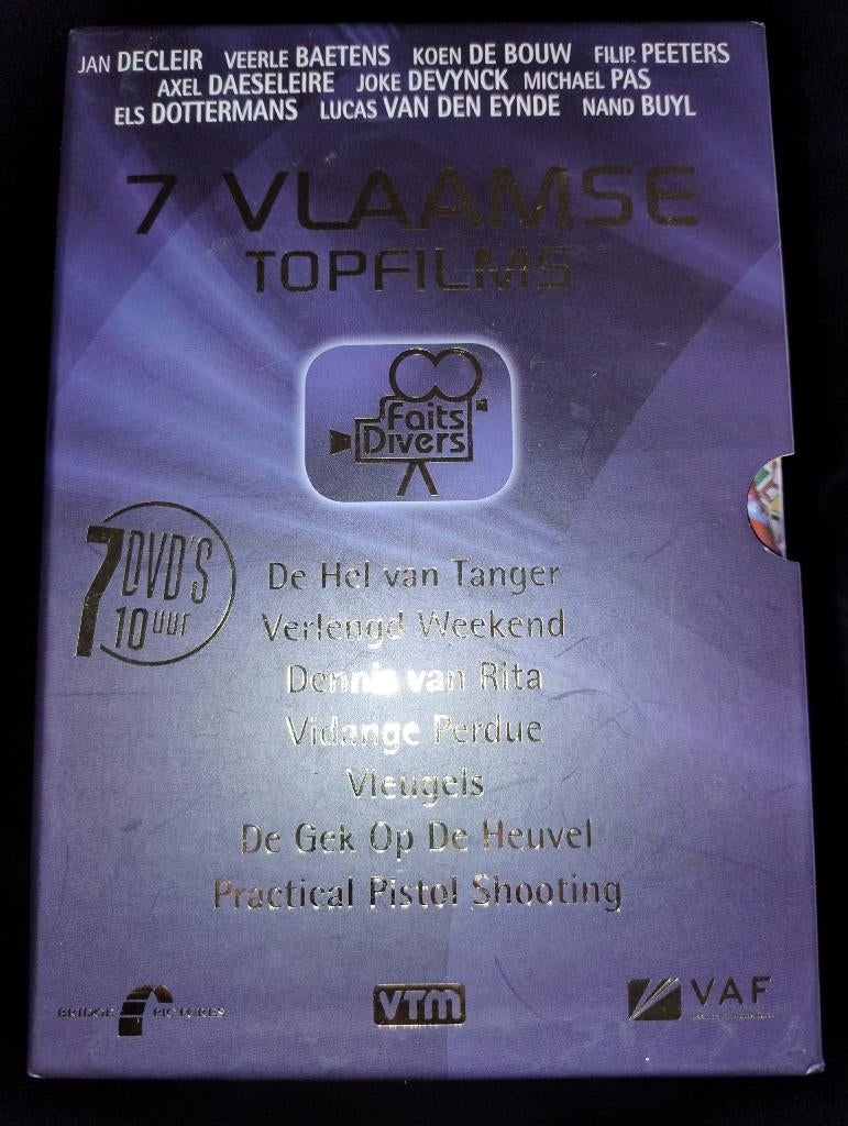DVD BOX 7 Vlaamse topfilms, CD & DVD, DVD | Néerlandophone, À partir de 9 ans, Enlèvement, Comme neuf, Autres genres