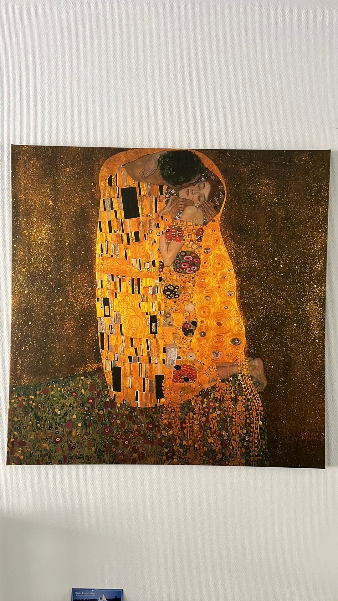 De Kus - Klimt, Antiek en Kunst, Ophalen, Portret of Personen, Print, Abstract