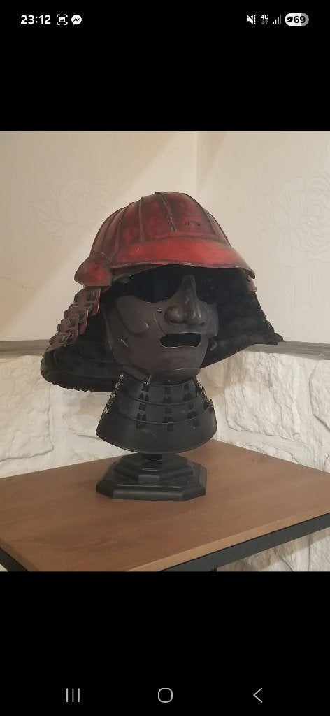 Samurai-helm, Verzamelen, Ophalen of Verzenden, Landmacht, Helm of Baret