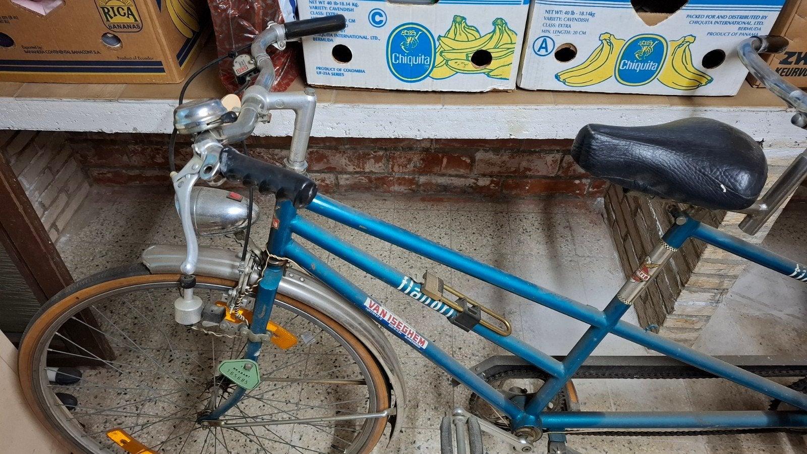 vintage retro Flandria tandem, Ophalen, Gebruikt, Minder dan 10 versnellingen, Flandria