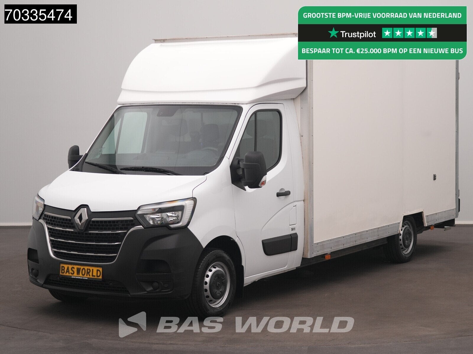 Renault Master 145PK Lowliner Bakwagen LED Navi Airco Cruise, Auto's, Stof, Gebruikt, 4 cilinders, Renault