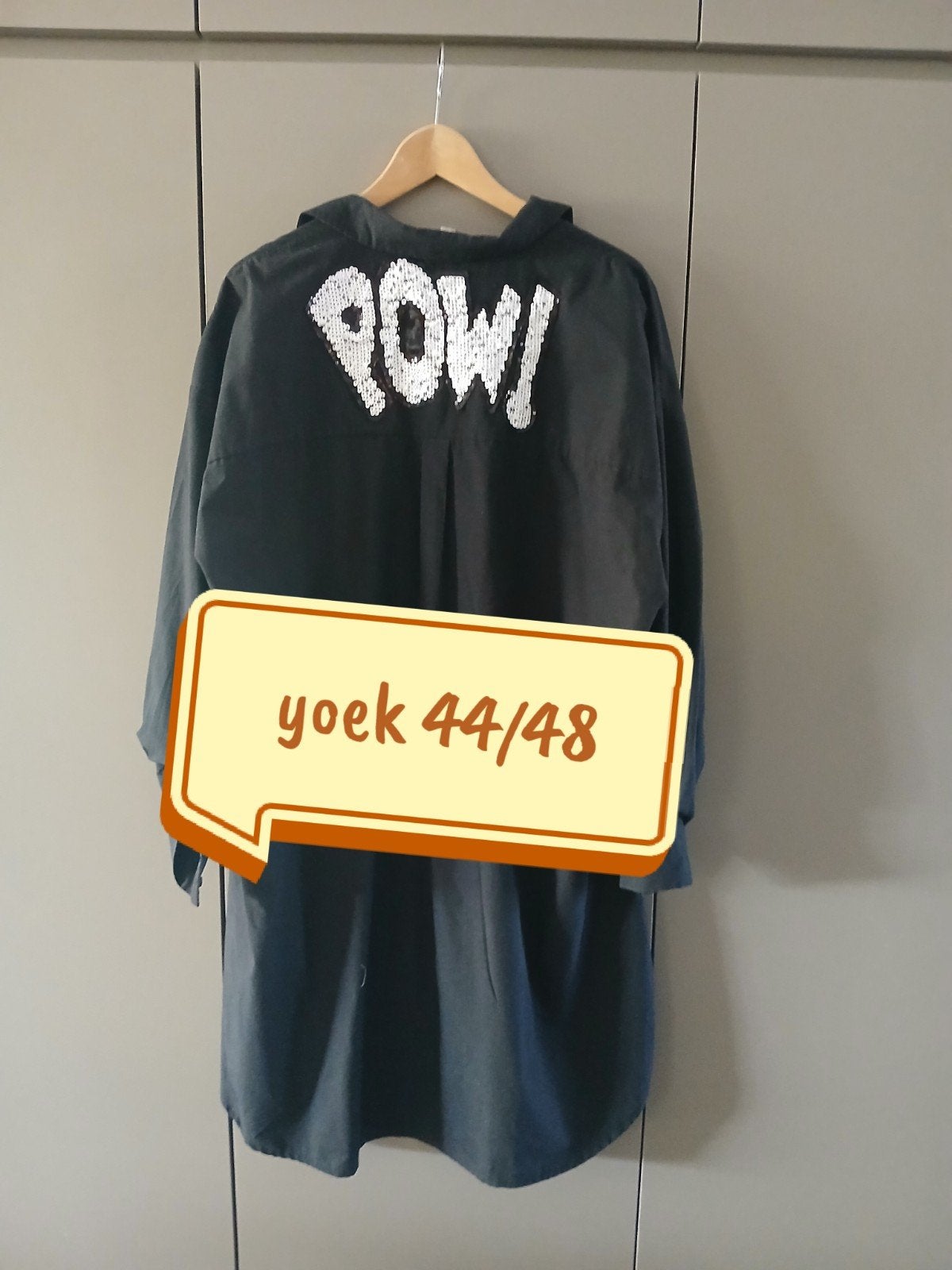 Hemd / tuniek miss yoek 44/48, Yoek, Verzenden, Zwart, Maat 46/48 (XL) of groter