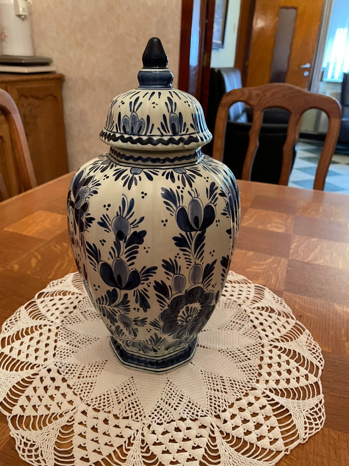 Vaas delfts blauw, Antiek en Kunst, Ophalen