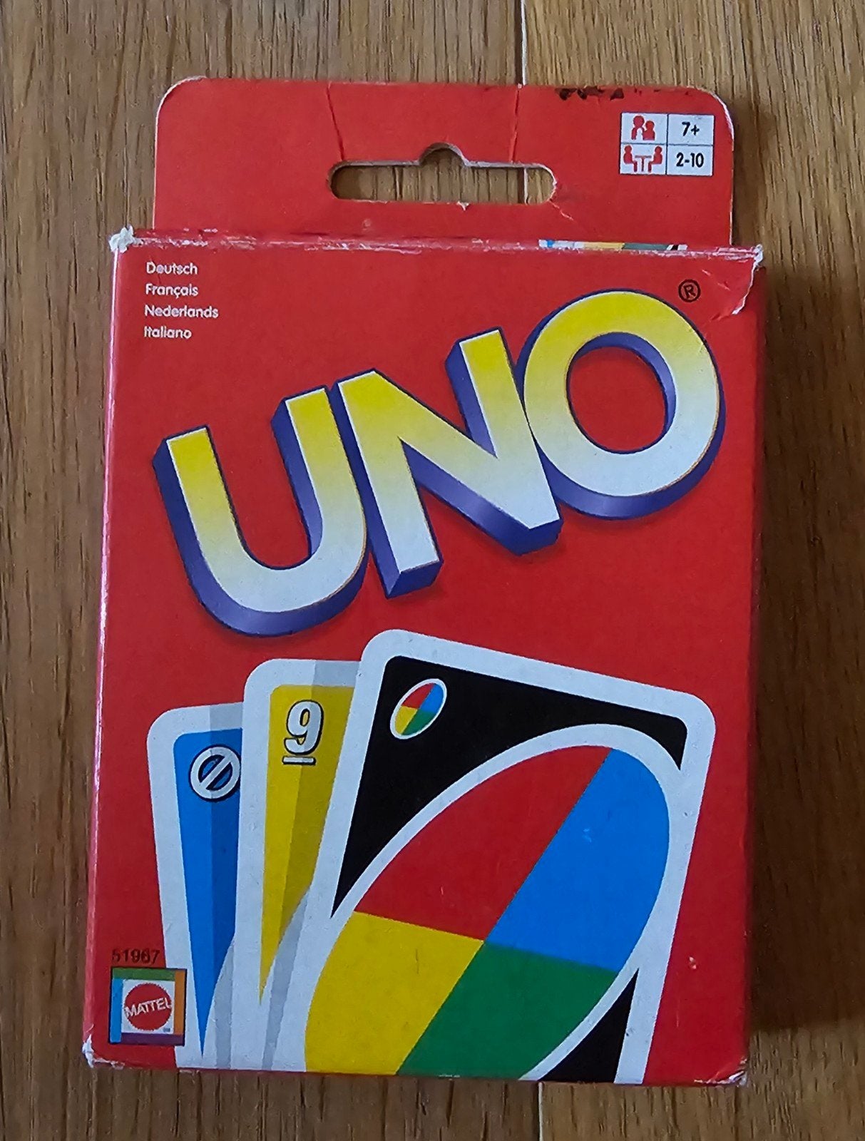 Uno kaartspel mattel, Hobby en Vrije tijd, Vijf spelers of meer, Ophalen of Verzenden, Gebruikt, Mattel
