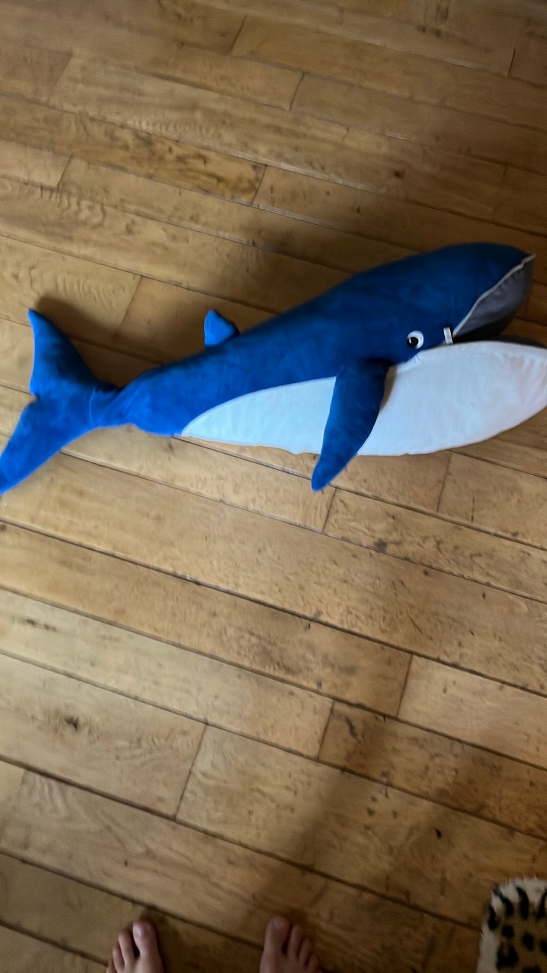 Walvis knuffel, Ophalen, IKEA, Blauw, Nieuw