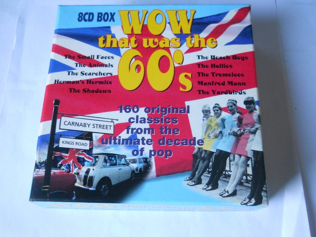 8 CD BOX - WOW THAT WAS THE 60 S - 160 HITS, Ophalen of Verzenden, Zo goed als nieuw, Pop, Boxset