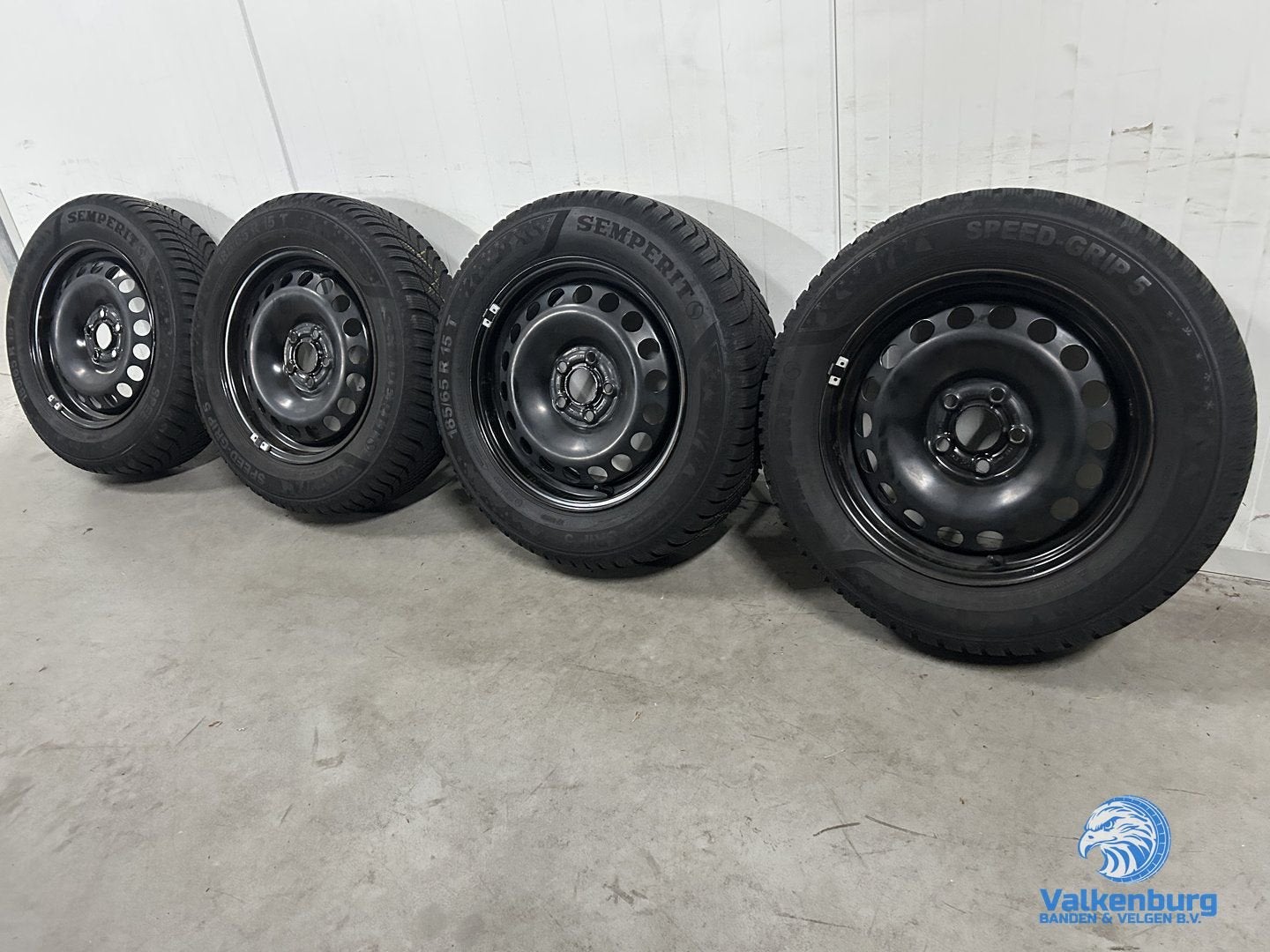 8-9mm! Originele Audi A1 VW Polo 15 inch stalen velgen 5x100, 15 pouces, Pneus et Jantes, Pneus hiver, Véhicule de tourisme