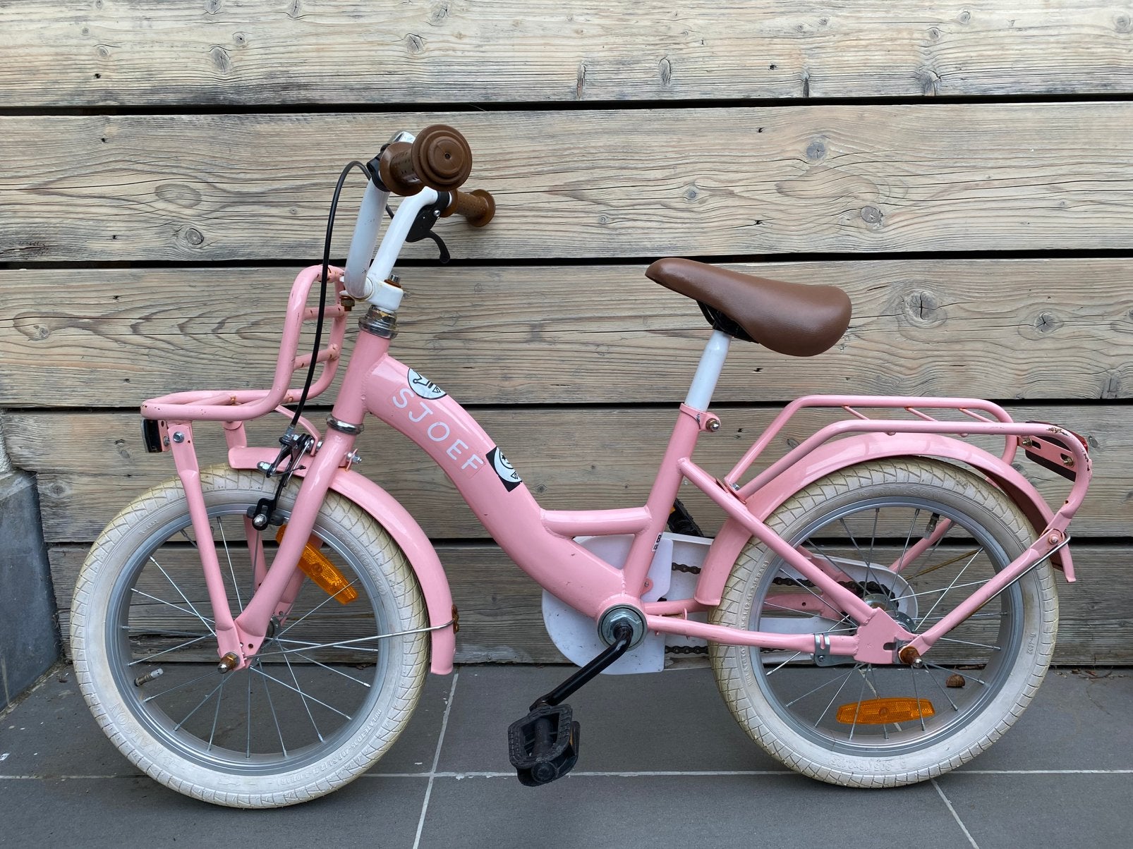 Kinderfiets 4-6y, Fietsen en Brommers, Ophalen, Terugtraprem, Gebruikt, Handrem