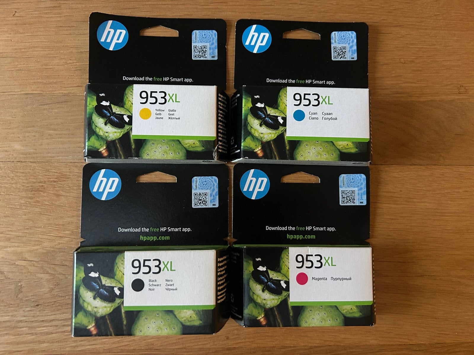 HP inktcartridges 953XL zwart, magenta, cyaan, geel, Computers en Software, Printerbenodigdheden, Ophalen of Verzenden, Nieuw