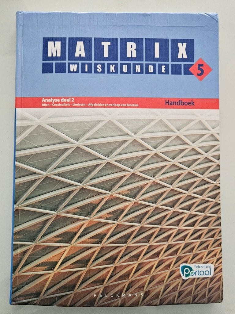 Matrix Wiskunde 5 - Analyse Deel 2, Boeken, Schoolboeken, Ophalen, Gelezen, Wiskunde A