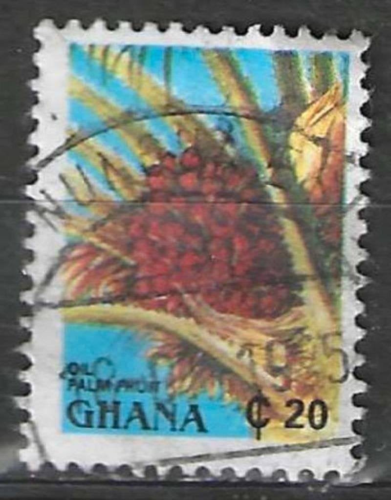 Ghana 1993 - Michel 1614A - Fruit du palmier à huile (ST), Envoi, Affranchi