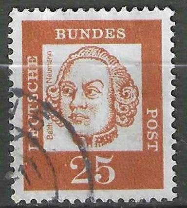 Allemagne Bundespost 1961-1964 - Yvert 226 - Neumann (ST), Envoi, Affranchi