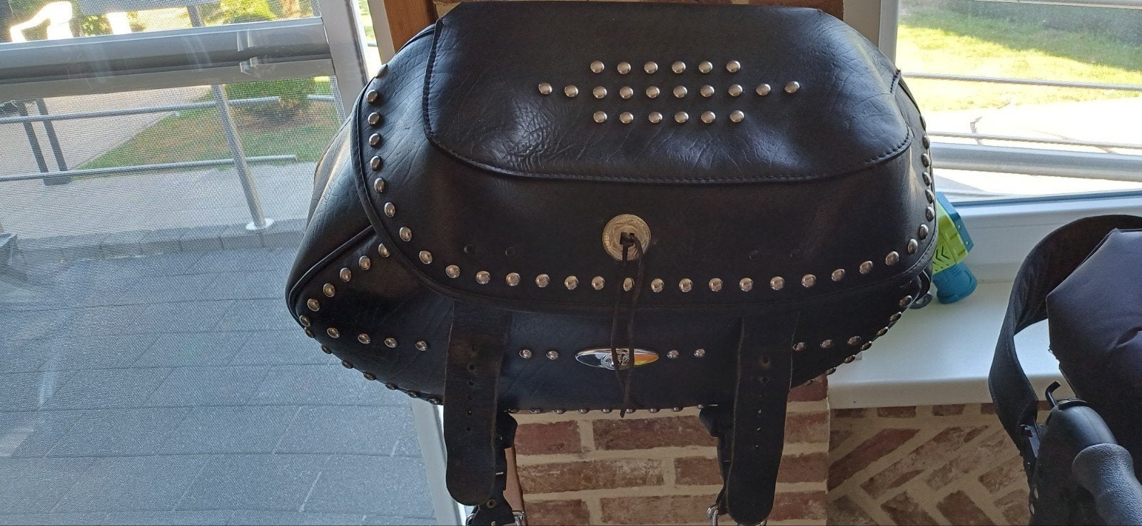 Sacoches de moto Harley Davidson noires, Particulier