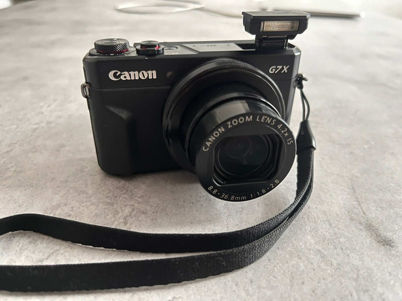 Canon PowerShot G7 X Mark II en très bon état, Enlèvement ou Envoi, Comme neuf, Batterie, Canon