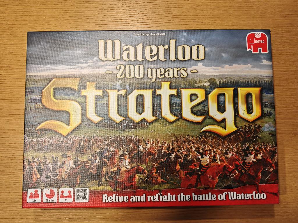 STRATEGO WATERLOO (plus complexe que Stratego classique), 1 ou 2 joueurs, Enlèvement ou Envoi, Neuf, Jumbo