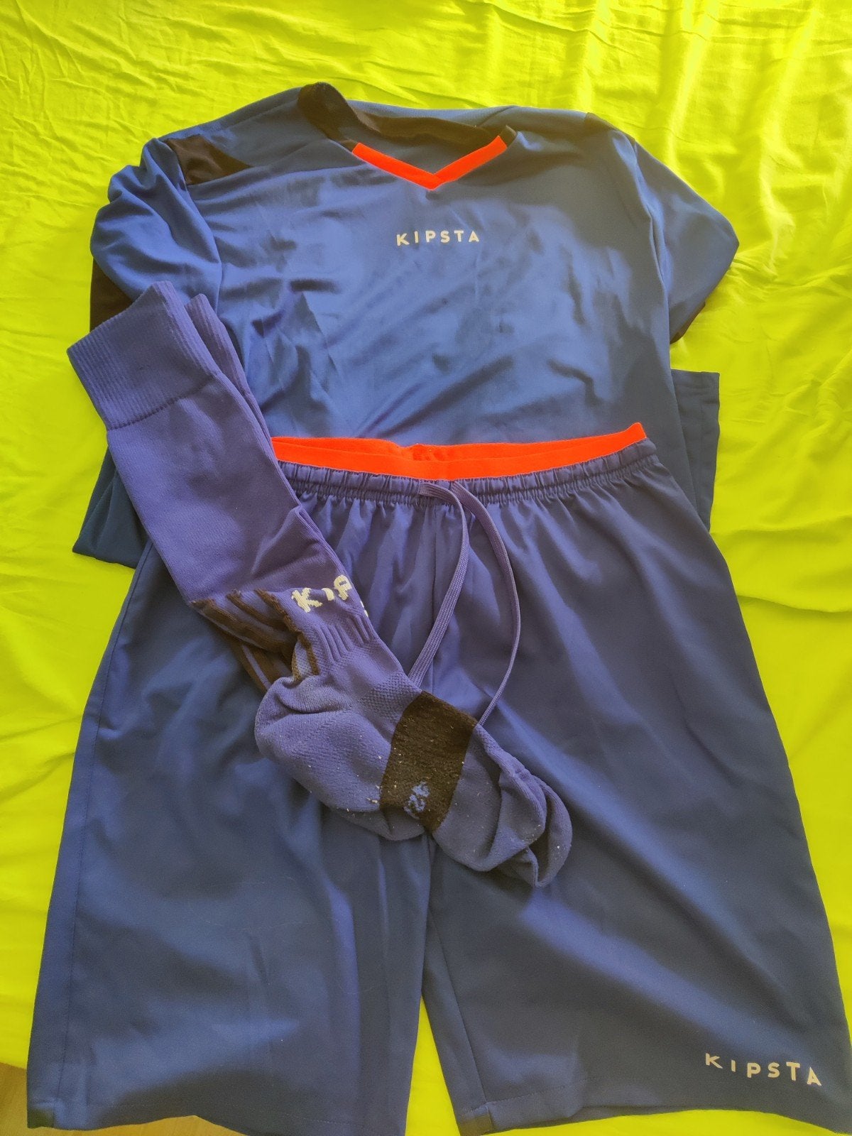 sportsetje kipsta felblauw maat S, Ophalen, Blauw, Zo goed als nieuw, Kipsta