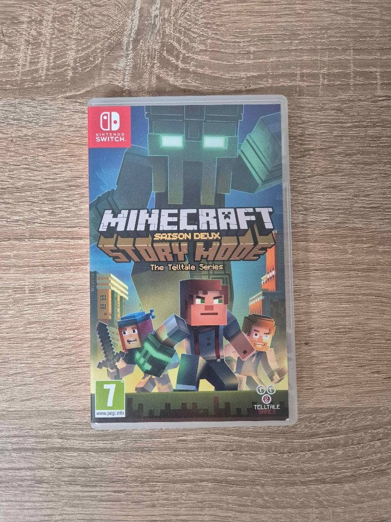 Switch game Minecraft Story Mode seizoen twee, Games en Spelcomputers, Games | Nintendo Switch, Zo goed als nieuw, Ophalen