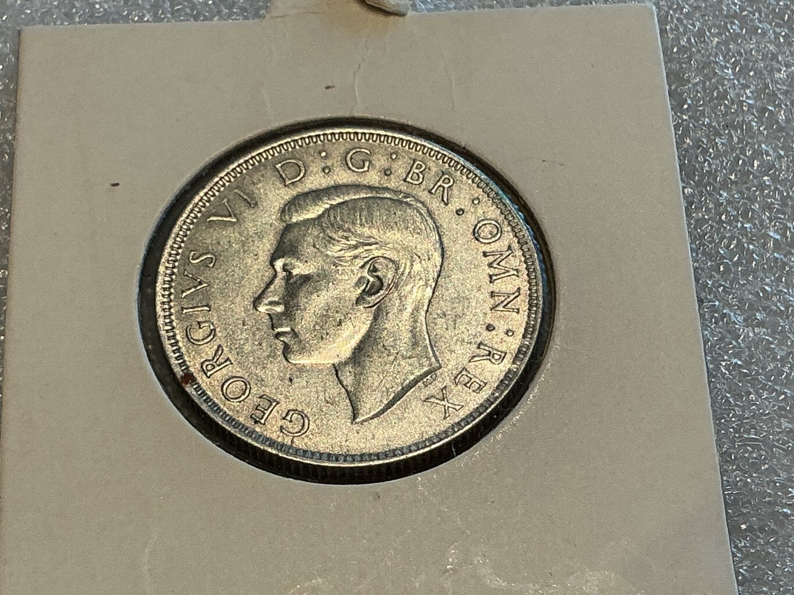 Verenigd Koninkrijk 2 shillings 1944 zilver, Ophalen of Verzenden