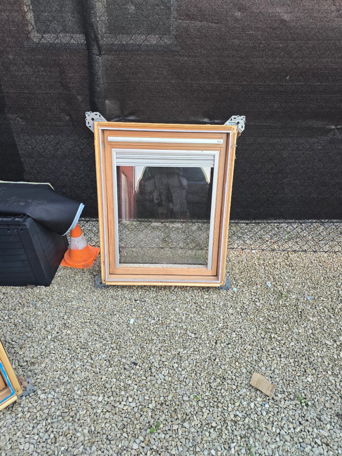 Velux m04 met duo gordijn, Doe-het-zelf en Bouw, Ophalen, Dakraam