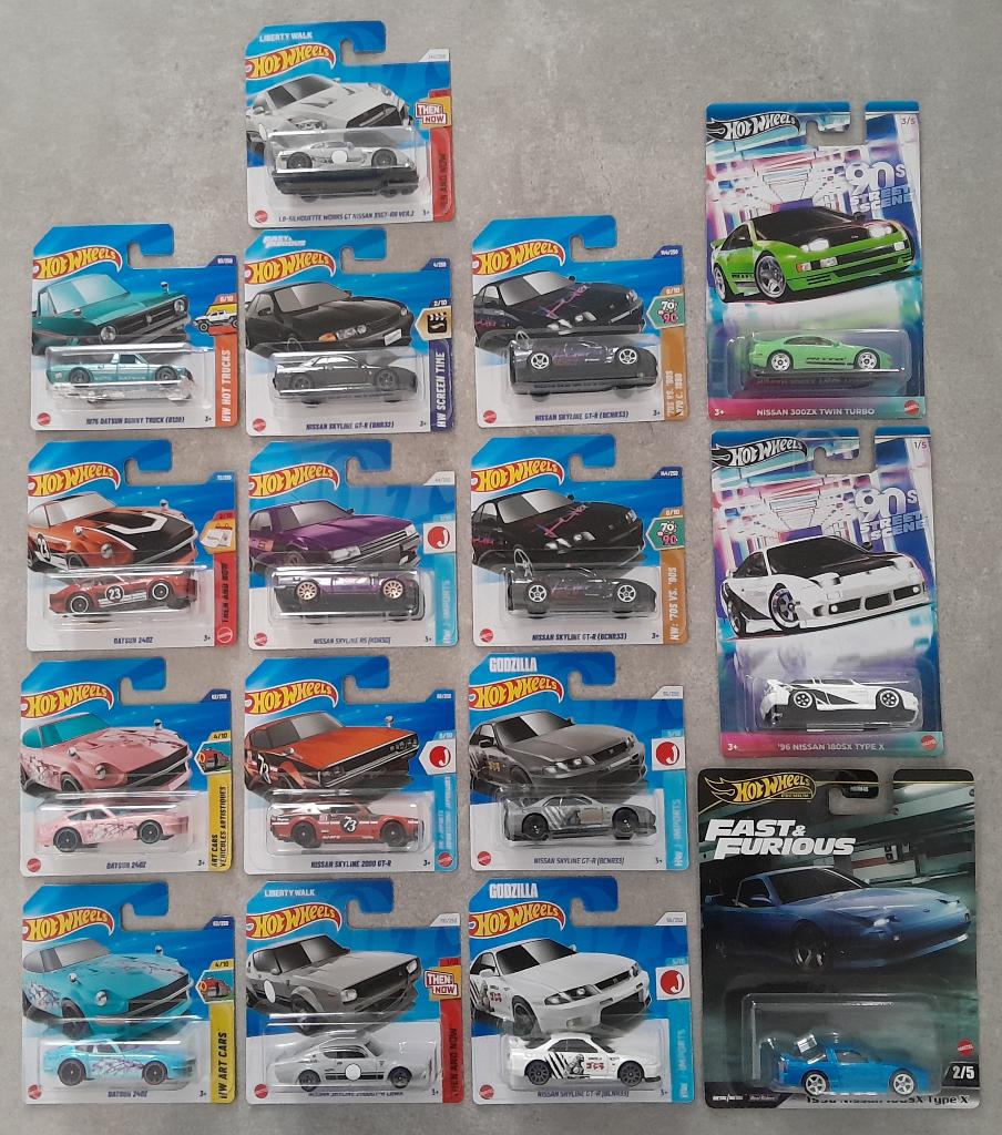 Datsun et Nissan - Hot Wheels, Enlèvement ou Envoi, Neuf