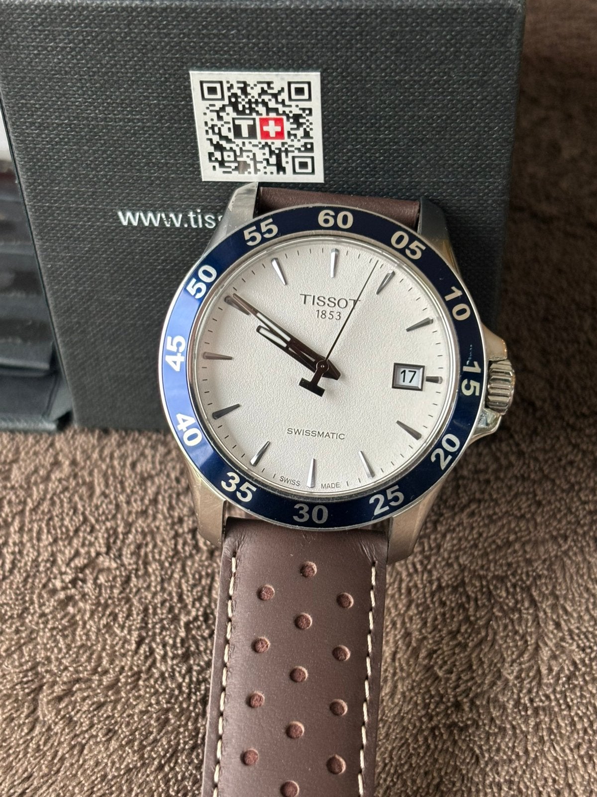 Tissot V8 automaat, Handtassen en Accessoires, Horloges | Heren, Ophalen of Verzenden, Zo goed als nieuw
