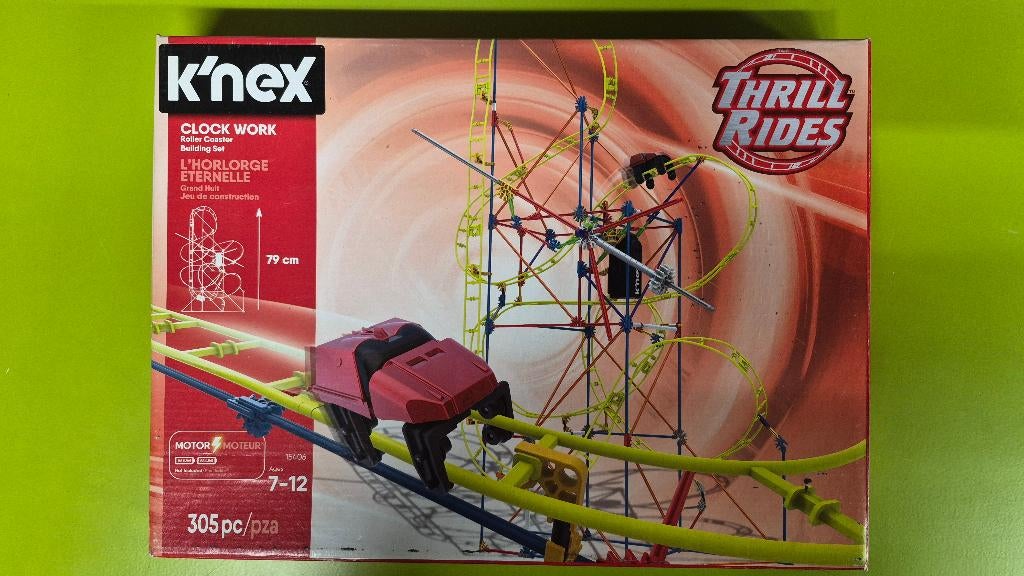 K'NEX 15406 Thrill Rides Clock Work Achtbaan, Kinderen en Baby's, Ophalen