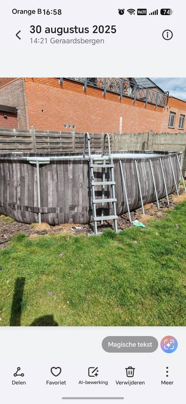 bestway zwembad, Tuin en Terras, Ophalen