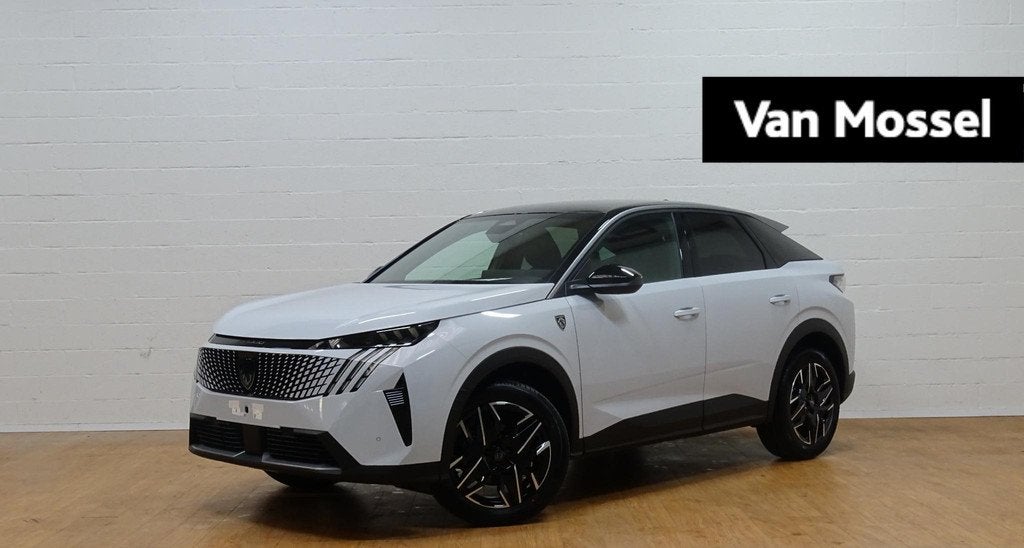 Peugeot 3008 1.2 HYBRID 145 e-DSC6 GT+lacantara + open dak, Auto's, Peugeot, Stof, Gebruikt, 1648 kg, Wit