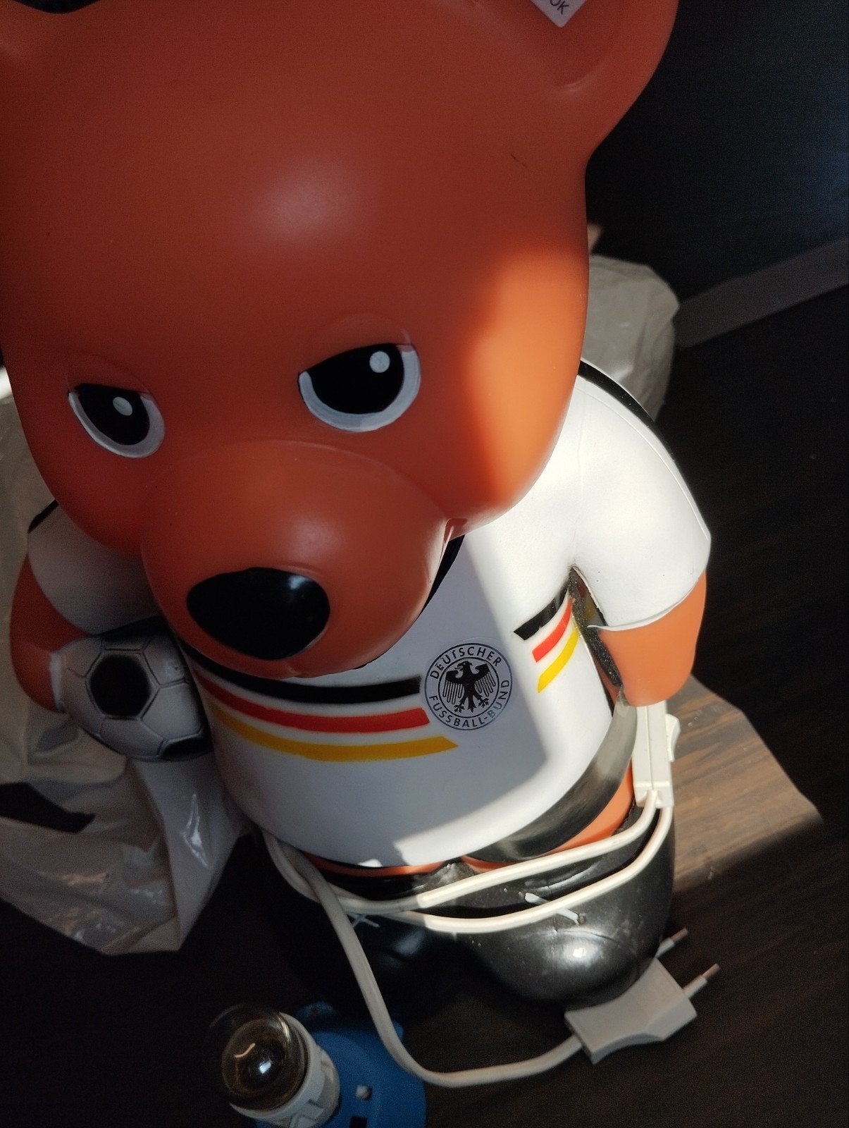Vintage DFB Berenlamp Melek Fecht – Jaren 70 Duitse Voetbalb, Ophalen
