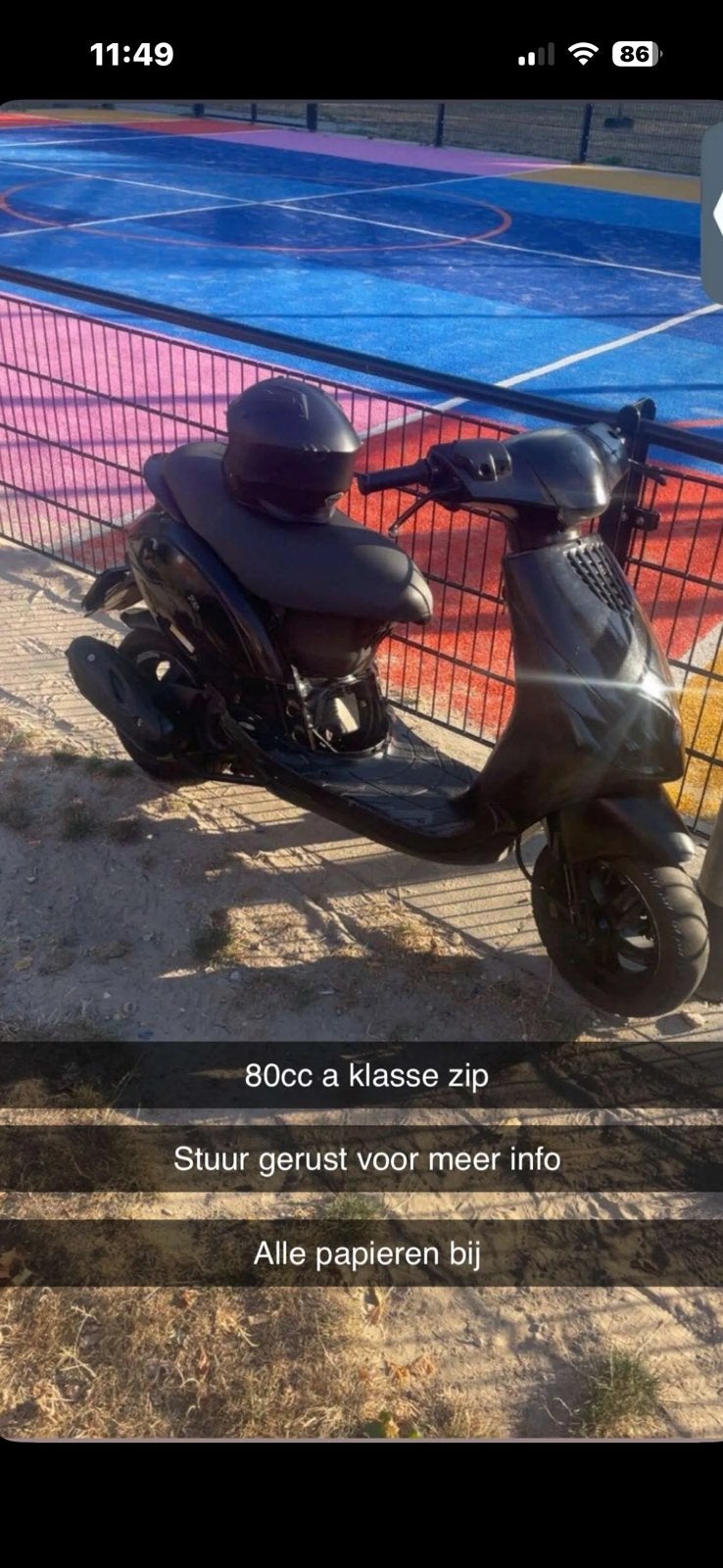 piaggio zip 80cc a klasse, Fietsen en Brommers, Ophalen of Verzenden, Zo goed als nieuw