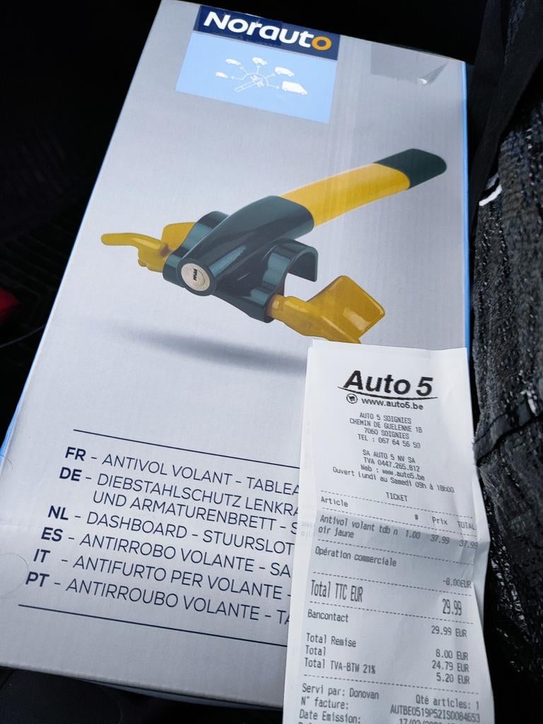 Canne antivol voiture Norauto, Autos : Divers, Antivol, Enlèvement