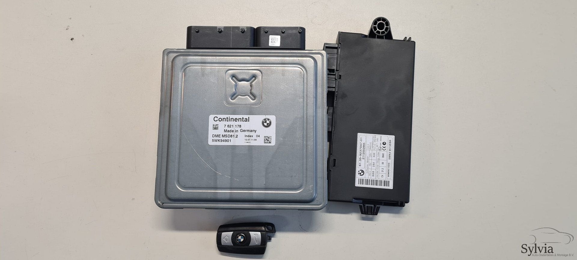 Startset Contactslot+ ECU BMW 3 Serie E90 E91 318i N43  7621, Auto-onderdelen, Gebruikt, -, -, Ophalen of Verzenden