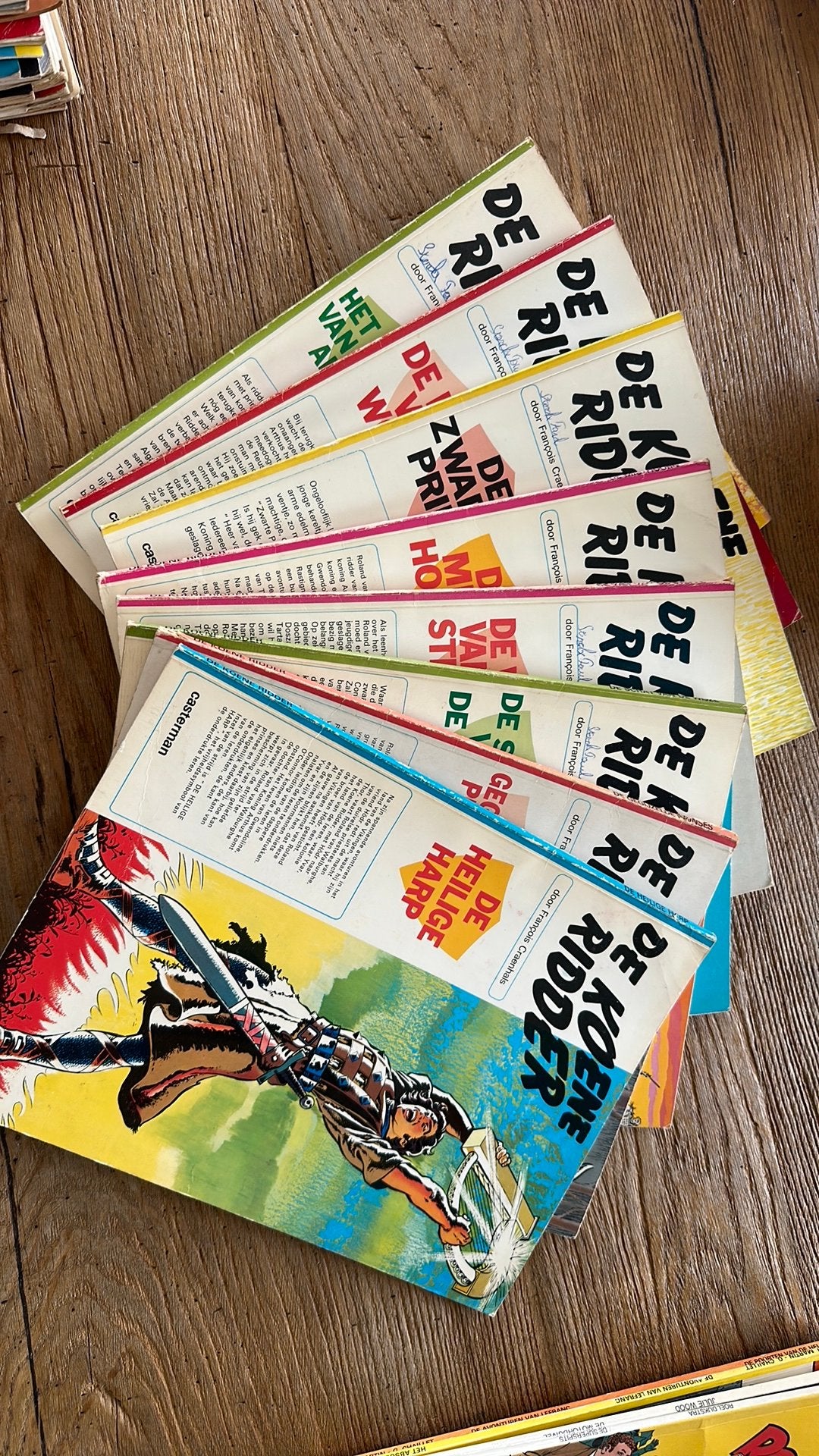 DE KOENE RIDDER 8 stuks, Ophalen, Zo goed als nieuw