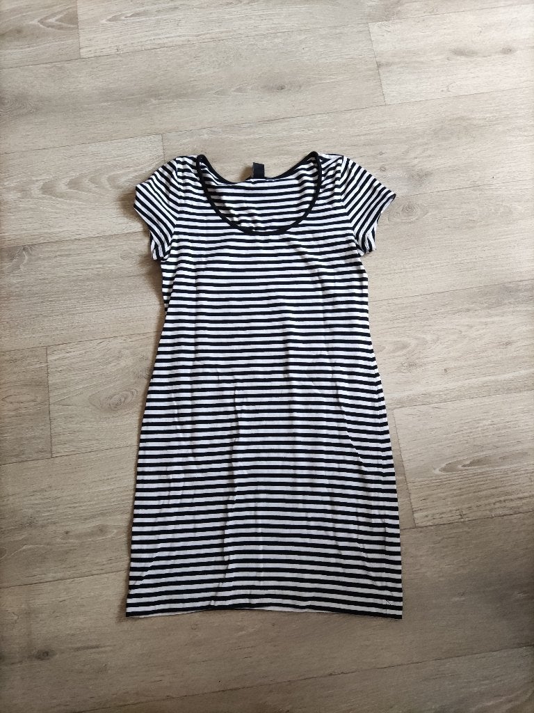 gestreept kleedje H&M maat M, Kleding | Dames, H&M, Ophalen of Verzenden, Maat 38/40 (M), Boven de knie