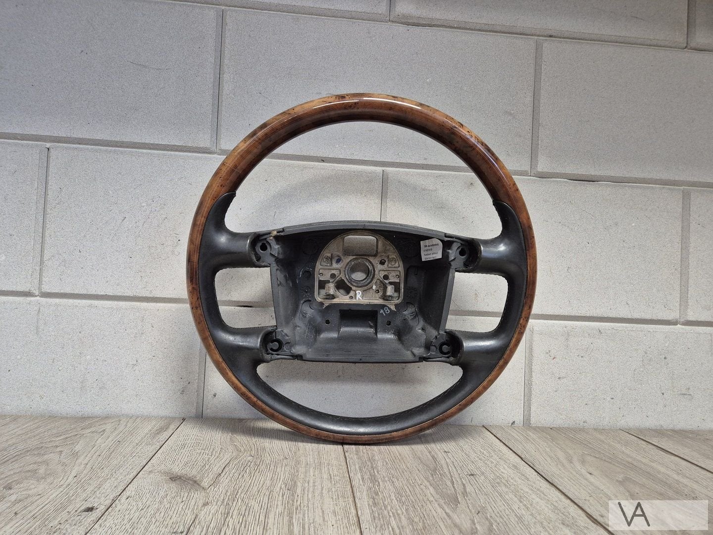 VW Volkswagen Phaeton 2002 - 2009 stuur HOUT antraciet €200, Auto-onderdelen, Besturing, Gebruikt, -, Volkswagen, -