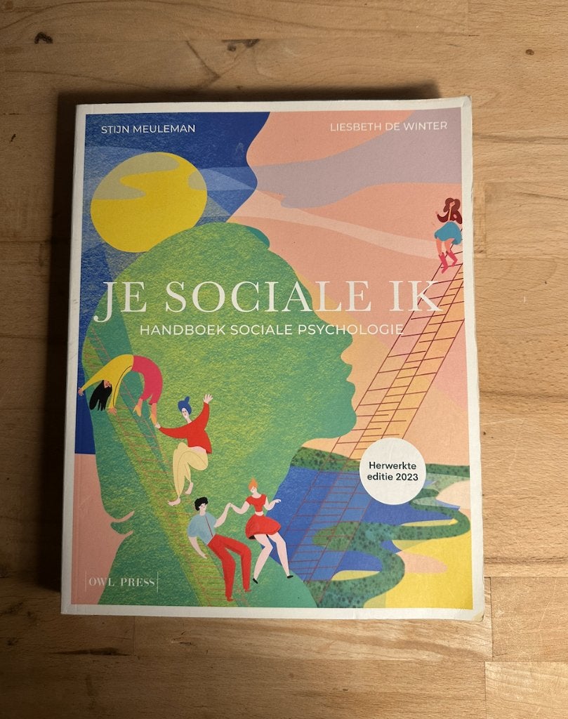 Je sociale ik (handboek sociale psychologie), Boeken, Psychologie, Gelezen, Sociale psychologie, Stijn Meuleman; Liesbeth De Winter