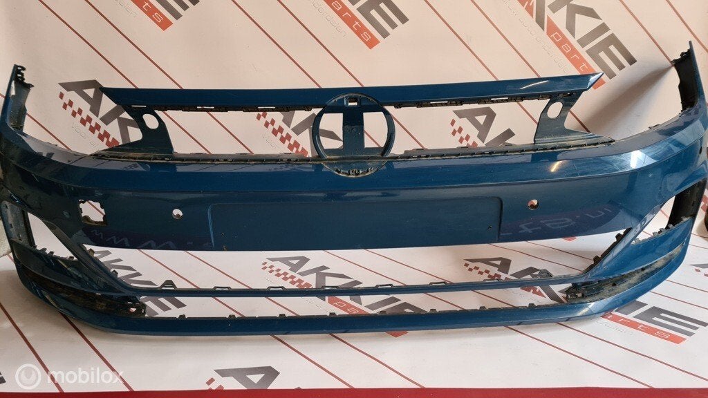 Voorbumper origineel Volkswagen Polo AW1 2G 6PDC ('17->), Volkswagen, Utilisé, Avant, Volkswagen
