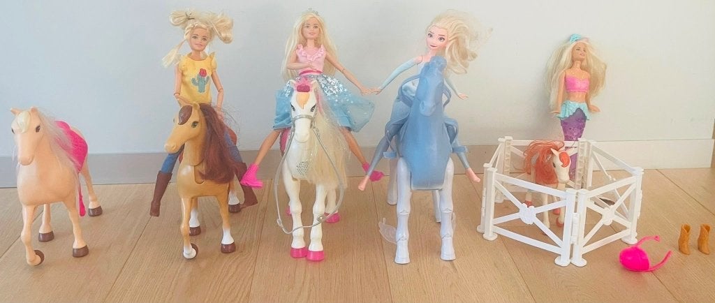Set barbie paarden, Enlèvement, Comme neuf, Barbie