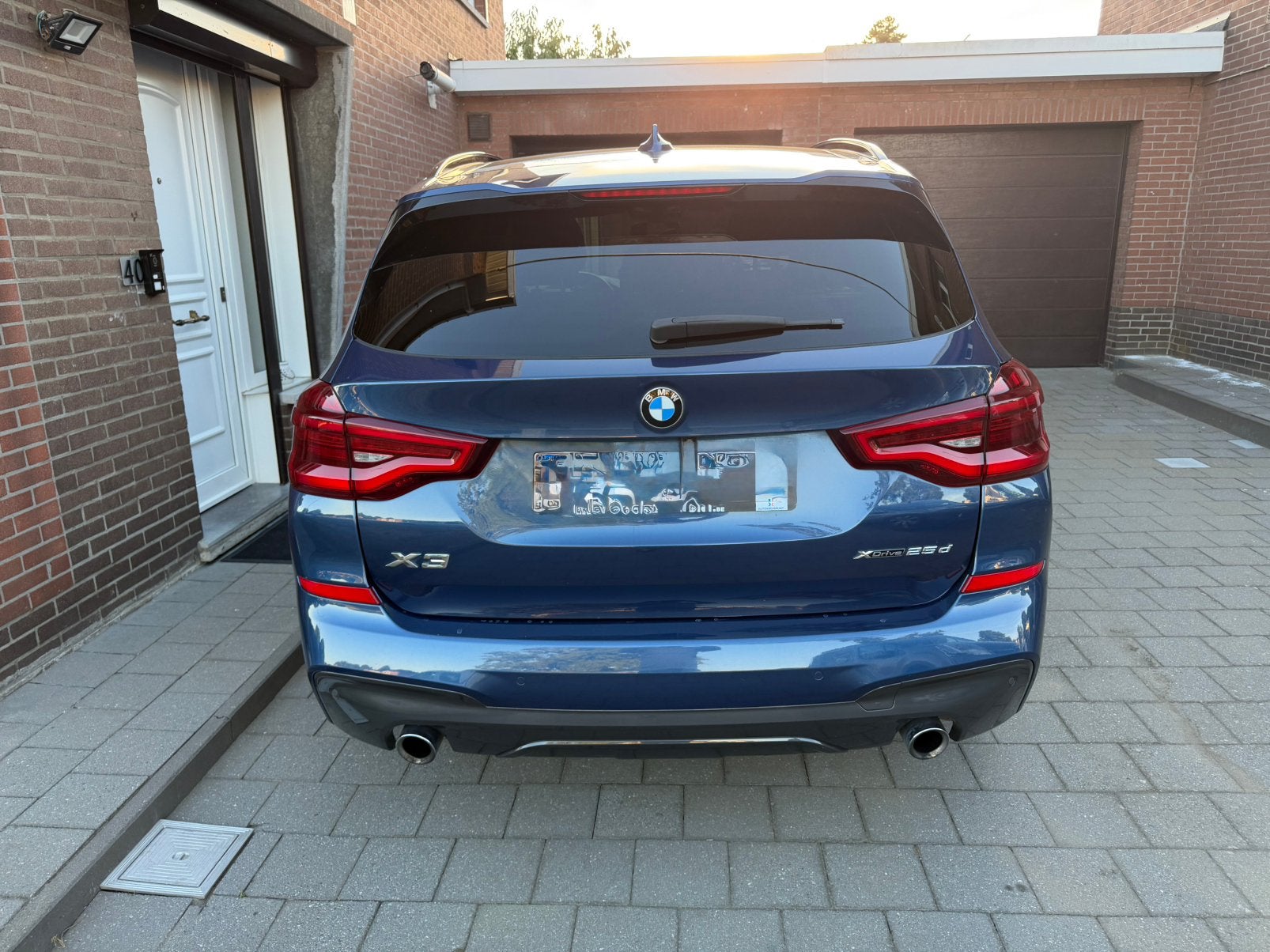 Bmw x3Mpaket xdrive25 150.000 km 2019, Automaat, Blauw, Leder, Particulier