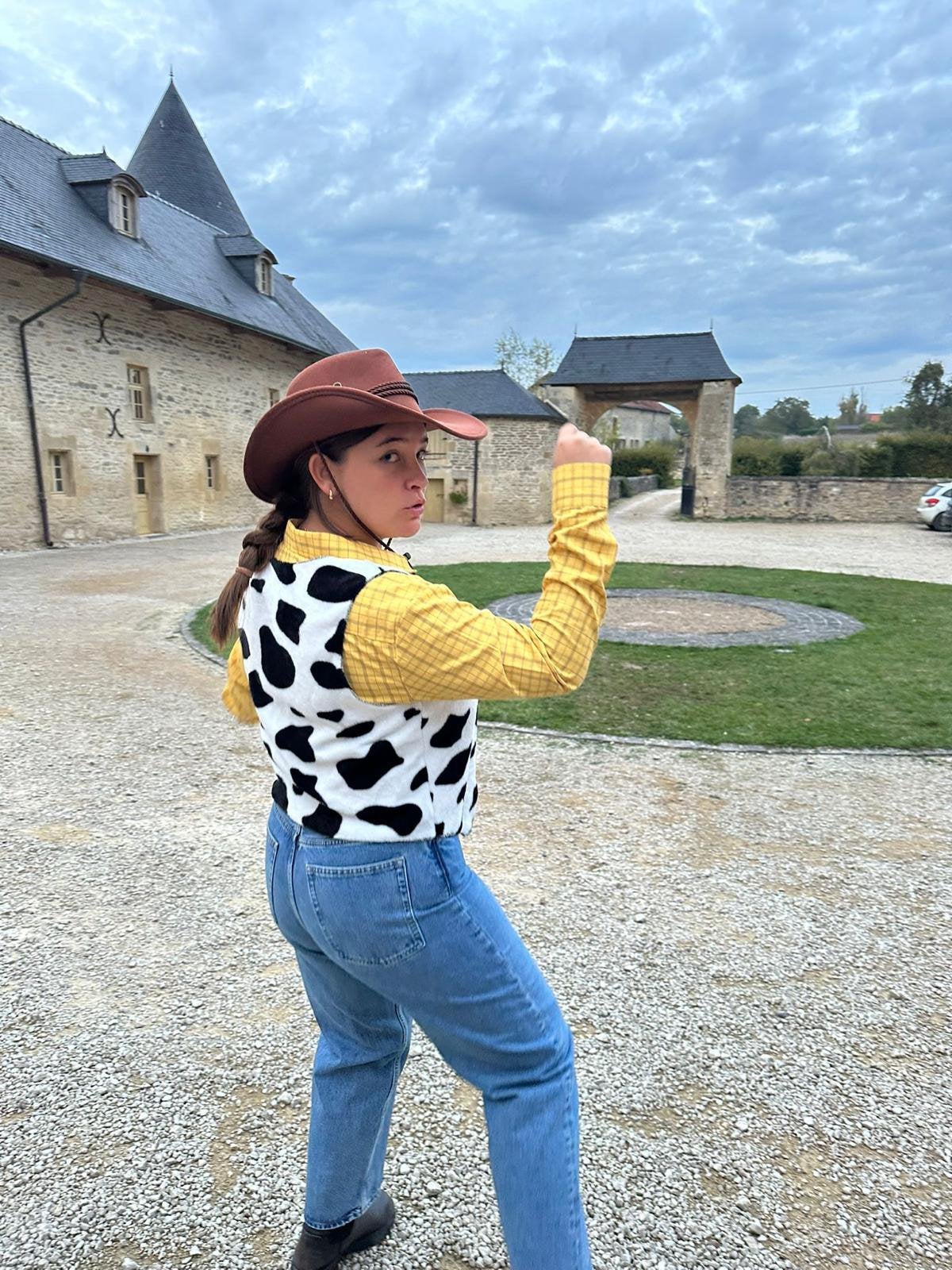 Costume déguisement Woody Toy Story, Enlèvement ou Envoi, Porté, Taille 36 (S), Vêtements