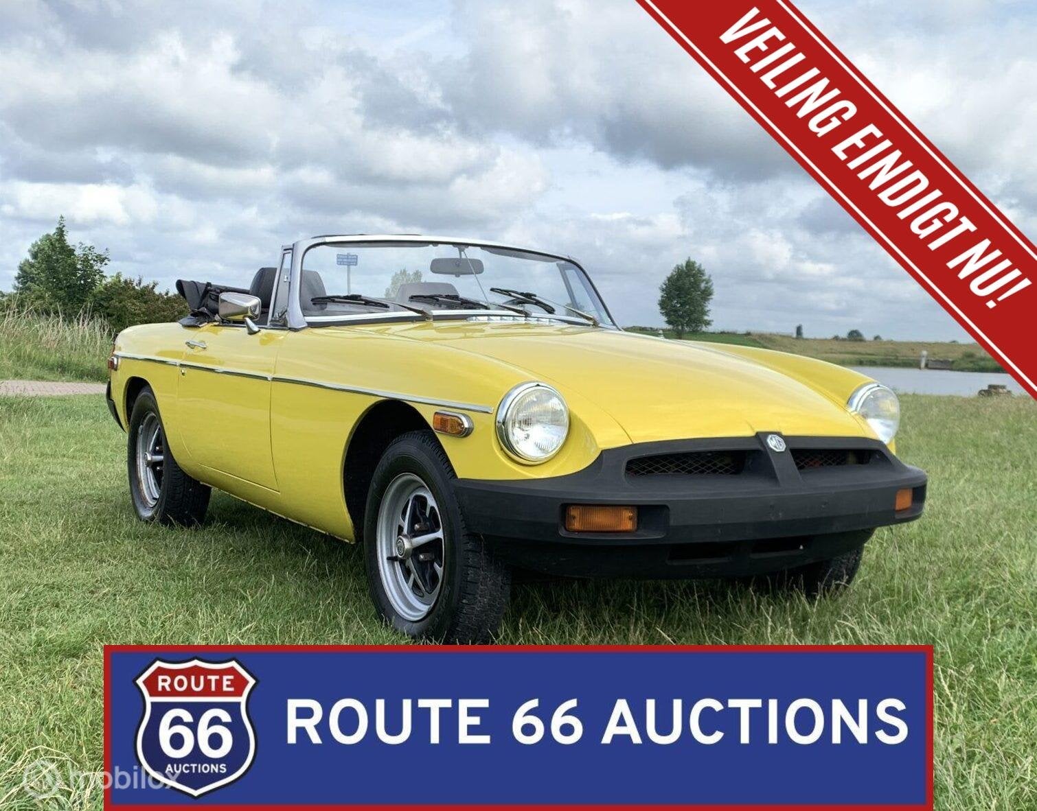 MG MGB Cabriolet | 1980 | Route 66 Auctions, Autos, Oldtimers & Ancêtres, Entreprise, Achat, MG, Essence, Autre carrosserie, Boîte manuelle