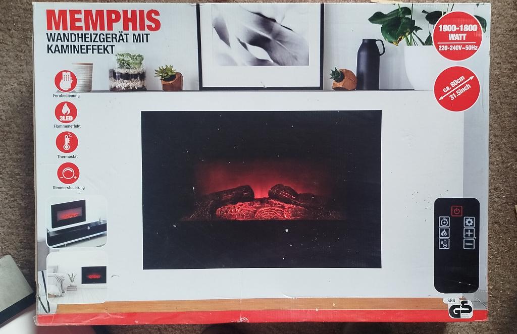 Classic Fire Sfeerhaard Elektrisch Memphis - Haard, Ophalen, Nieuw, Inbouwhaard, Elektrische haard