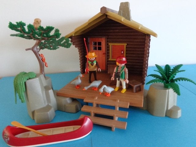 Playmobil 3826 - Cabane du pêcheur - 1995, Wild life, Enlèvement ou Envoi, Comme neuf, Kit complet