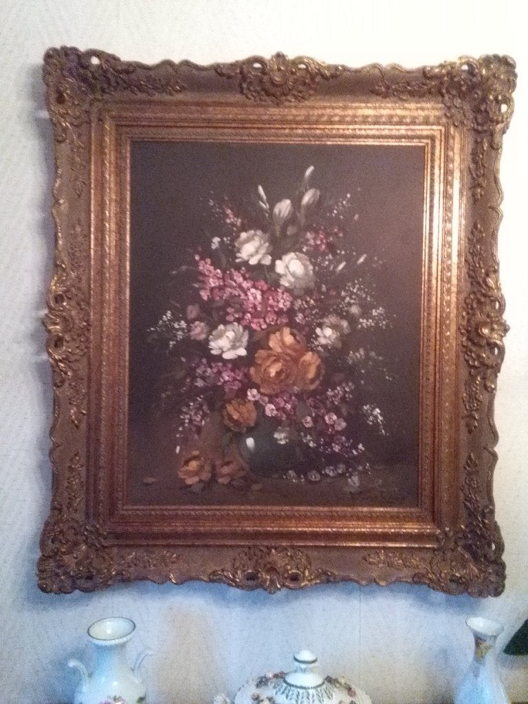 stilleven schilderij, Ophalen, Doek, Stilleven, Bijzondere lijst